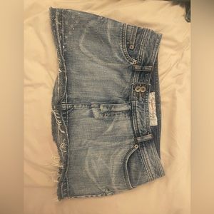 Vibtage Denim Mini Skirt, size 9, Mossimo Denim
